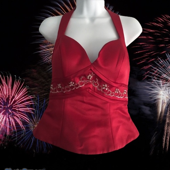 Mari Lee by Madeline Gardner dress top - Picture 1 of 8